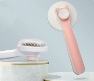 Pet Cat Comb (Option: Pink)