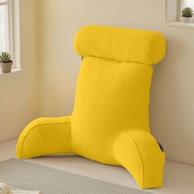 Sofa Bed Head Reading pillow, 75*55cm, 5 colors (Color: Yellow)