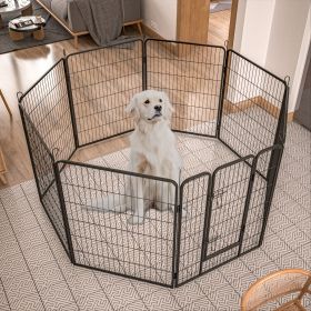 Heavy Duty Dog Pens Outdoor Dog Fence Dog Playpen for Large Dogs (Color: as Pic)